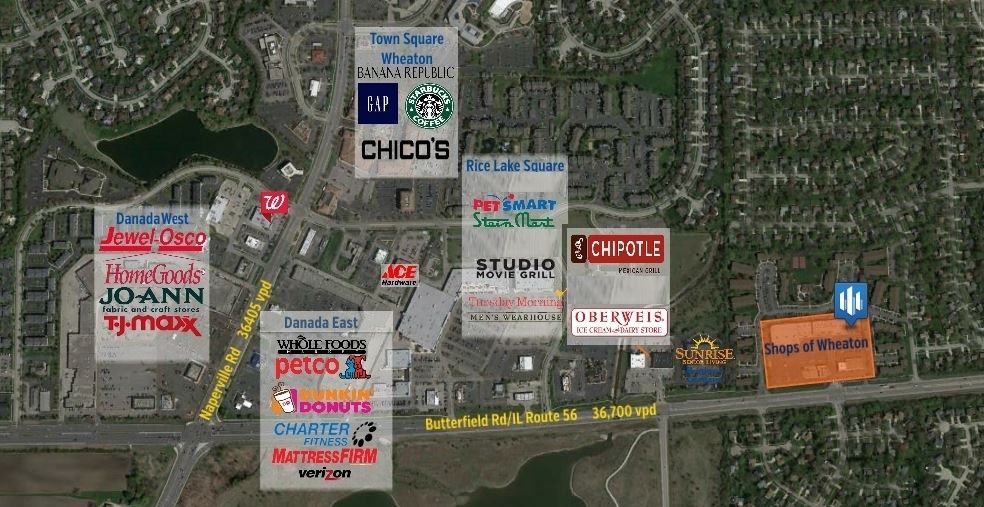 Shops of Wheaton: 1245 Butterfield Rd, Wheaton, IL 60189